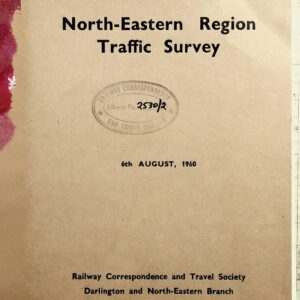 North Eastern Region Traffic Survey 6th August 1960