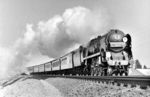 35018 with Bournemouth Belle 1956