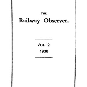 Bundle - Railway Observer (& News) 1928-1947