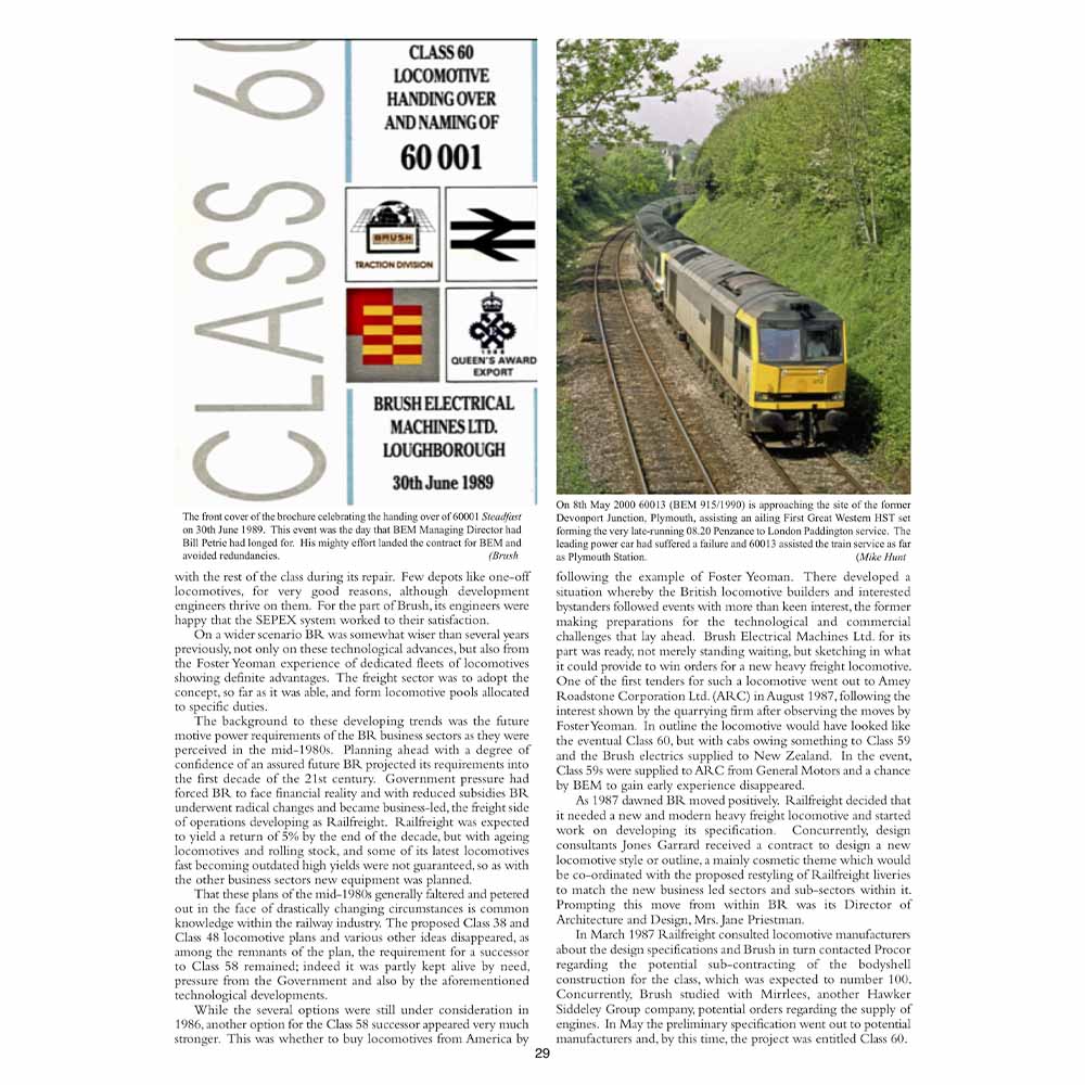 Brush Diesel & Electric Locomotives 1980-2020 - Image 3