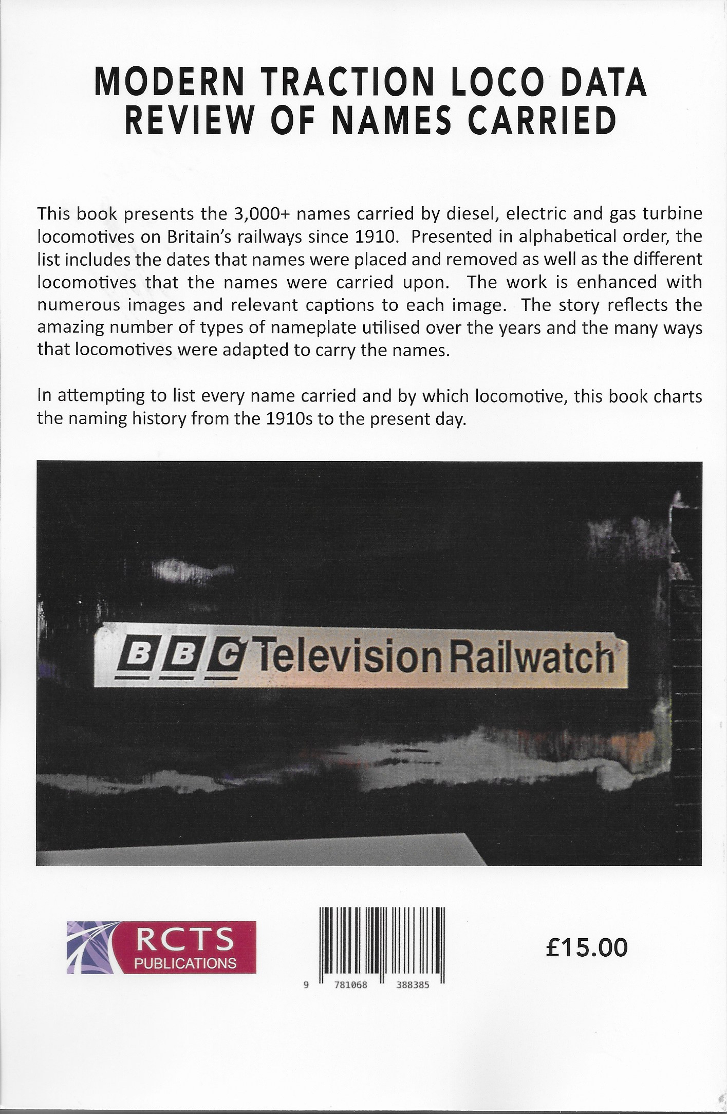 Modern Traction Loco Data - Names - Image 2