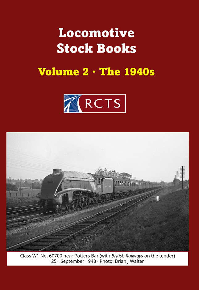 Locomotive Stock Books 1940s