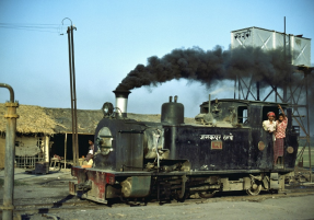 Janakpur  Railway “Chandra” was built by Hunslet in 1962 and photographed at Khajuri, in February 1980