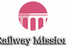 Railway-mission-logo pink with white text shadow