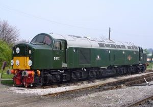 stock image of an English Electric cl.40 diesel locomotive
