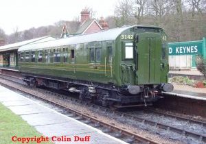 4 Cor motor coach at the Bluebell Railway in 2001.