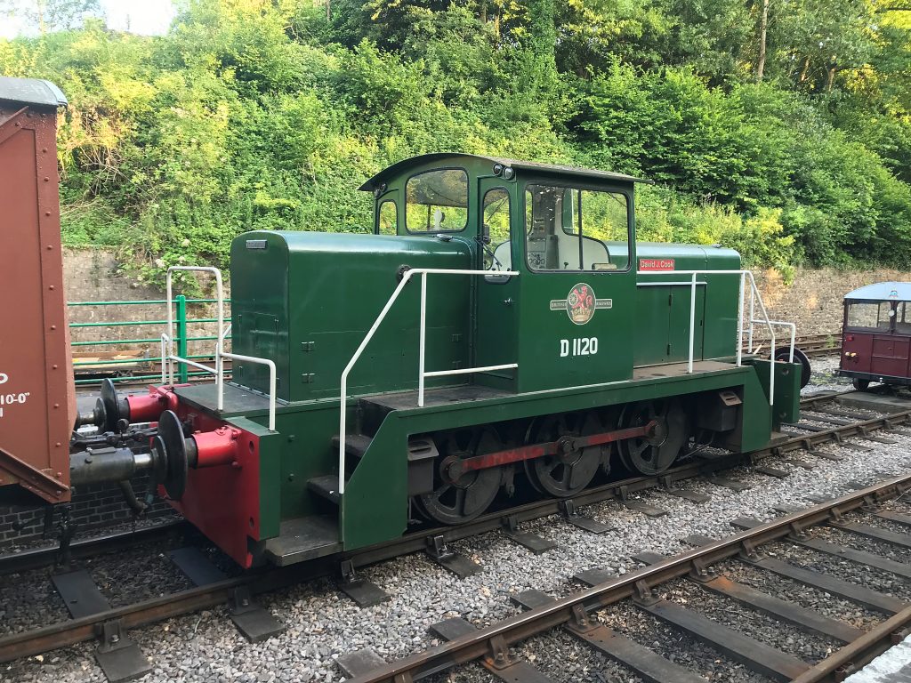 IMG_7725usm2_90comp2 Visit by the RCTS Bristol Branch to the Somerset & Dorset Railway Heritage Trust, Midsomer Norton, on the evening of 20th June 2025.