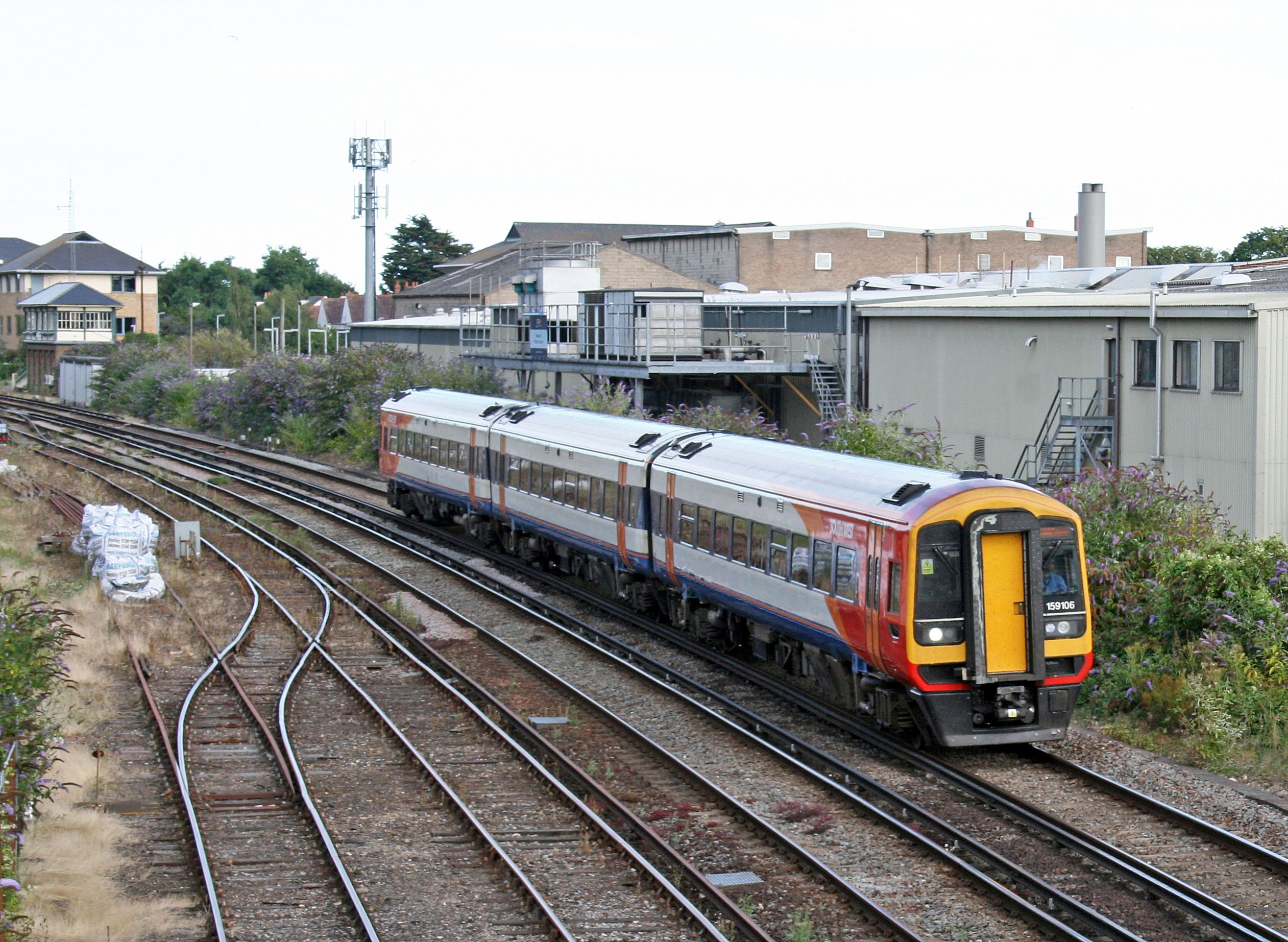 The summer of 2014 and a SWT 159 is hired by GWR to operate the 16:59 Brighton to Bristol Temple Meads