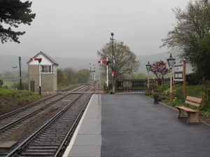 Track North of Cheltenham Racecourse Station