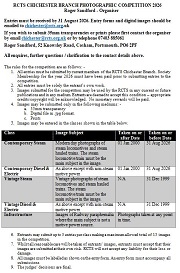 2026 Photo Competition Rules and Application Form