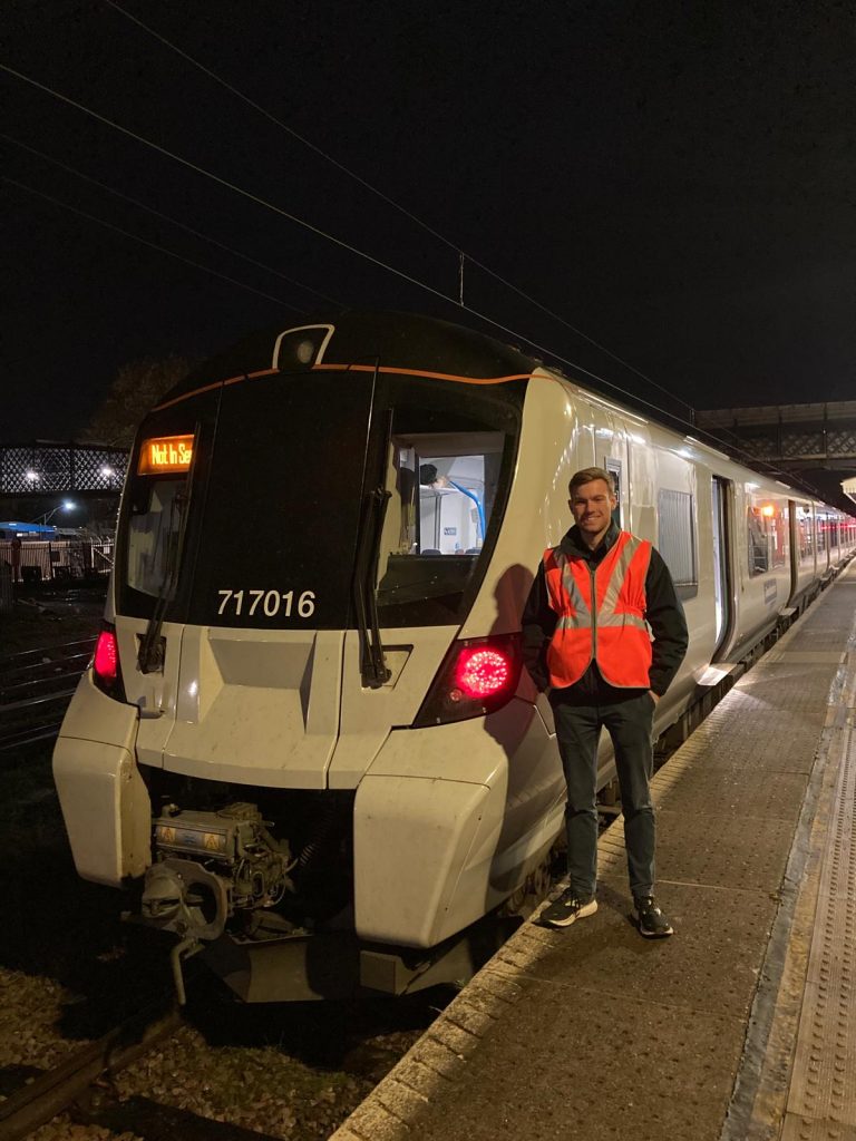 Ed Cooper with class 717