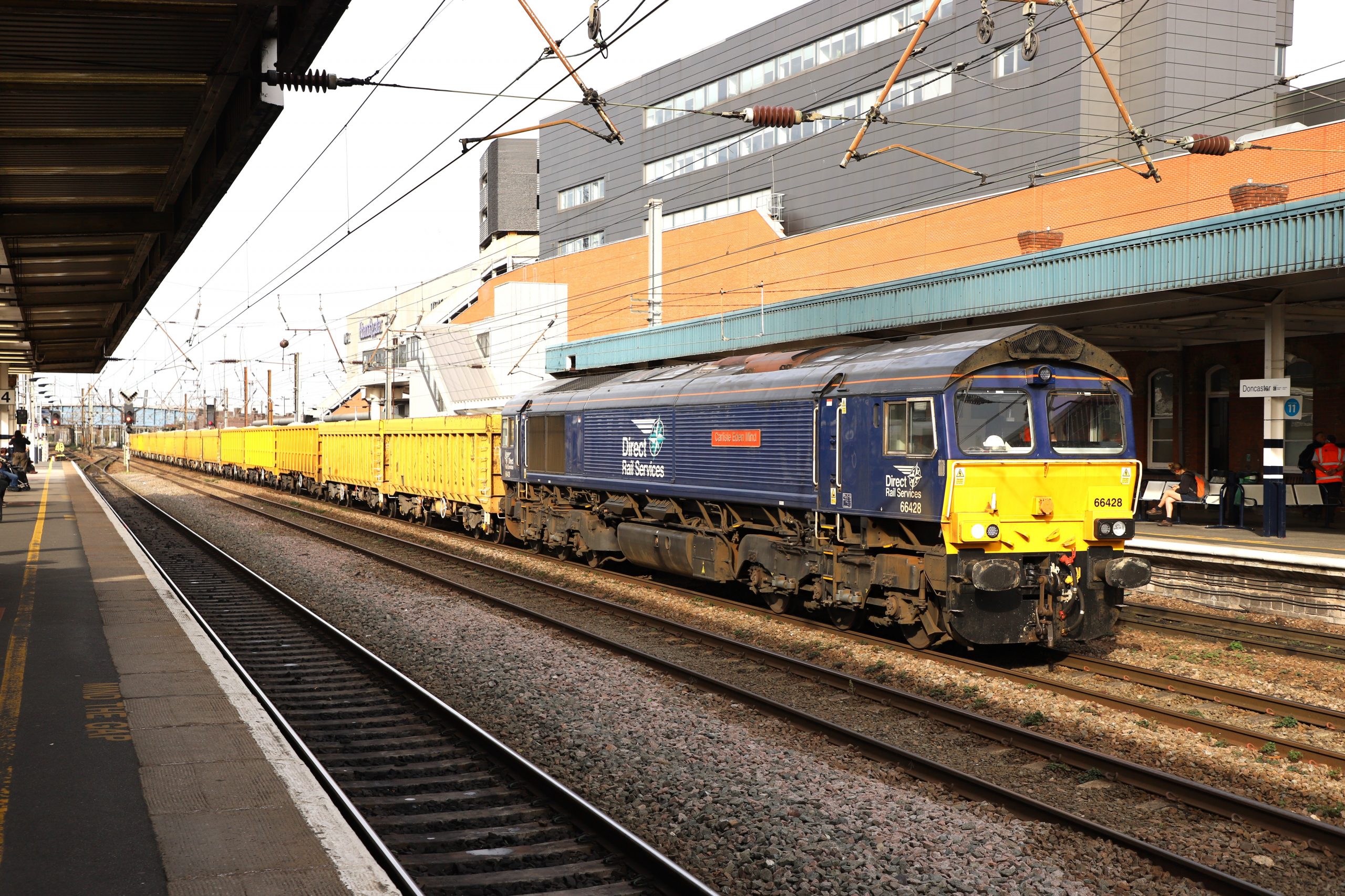 66428 working 6D73, the 11.14 Redcar BSC – Doncaster Up Decoy : Image credit - Brian Roberts
