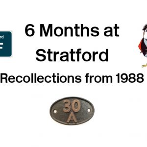 Zoom Ticket – ESX – The History and Development of Stratford Depot - Hugh Driscoll -16th March 2026