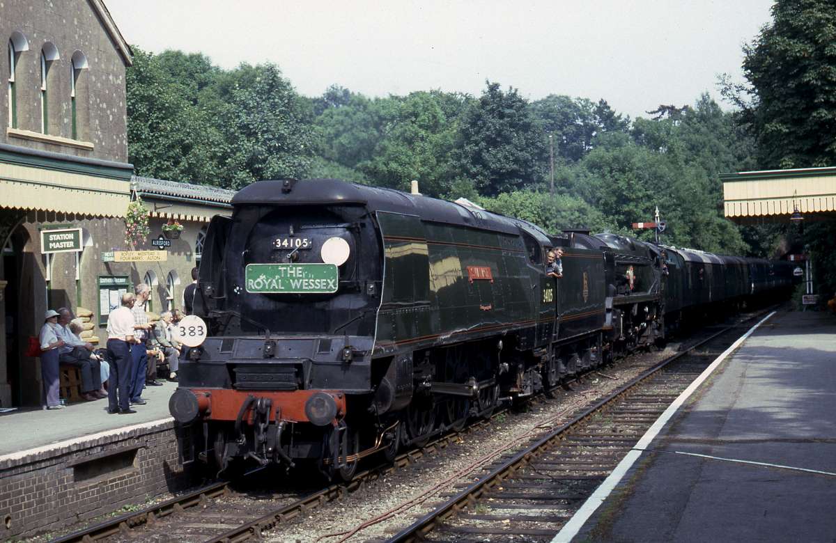 Pacifics at Alresford 2nd July 1994 (Ray Reed / RCTS Photographic Archive)